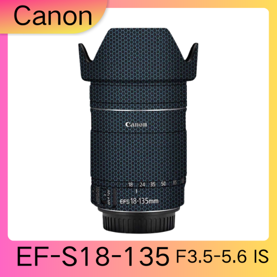 Lentes Canon EFS18-135F3.5-5.6 IS  - Pele câmera, adesivo câmera - com alta resistência a arranhões, à prova d'água e com design elegante.